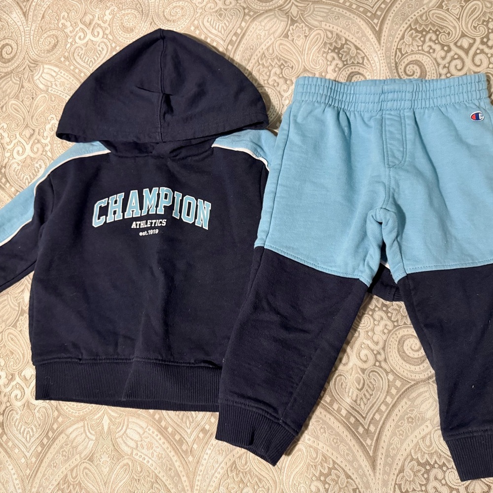 Boys Champion Sweatshirt & Joggers Set
